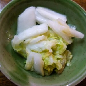 袋で揉むだけ♪柚子香る白菜の浅漬け